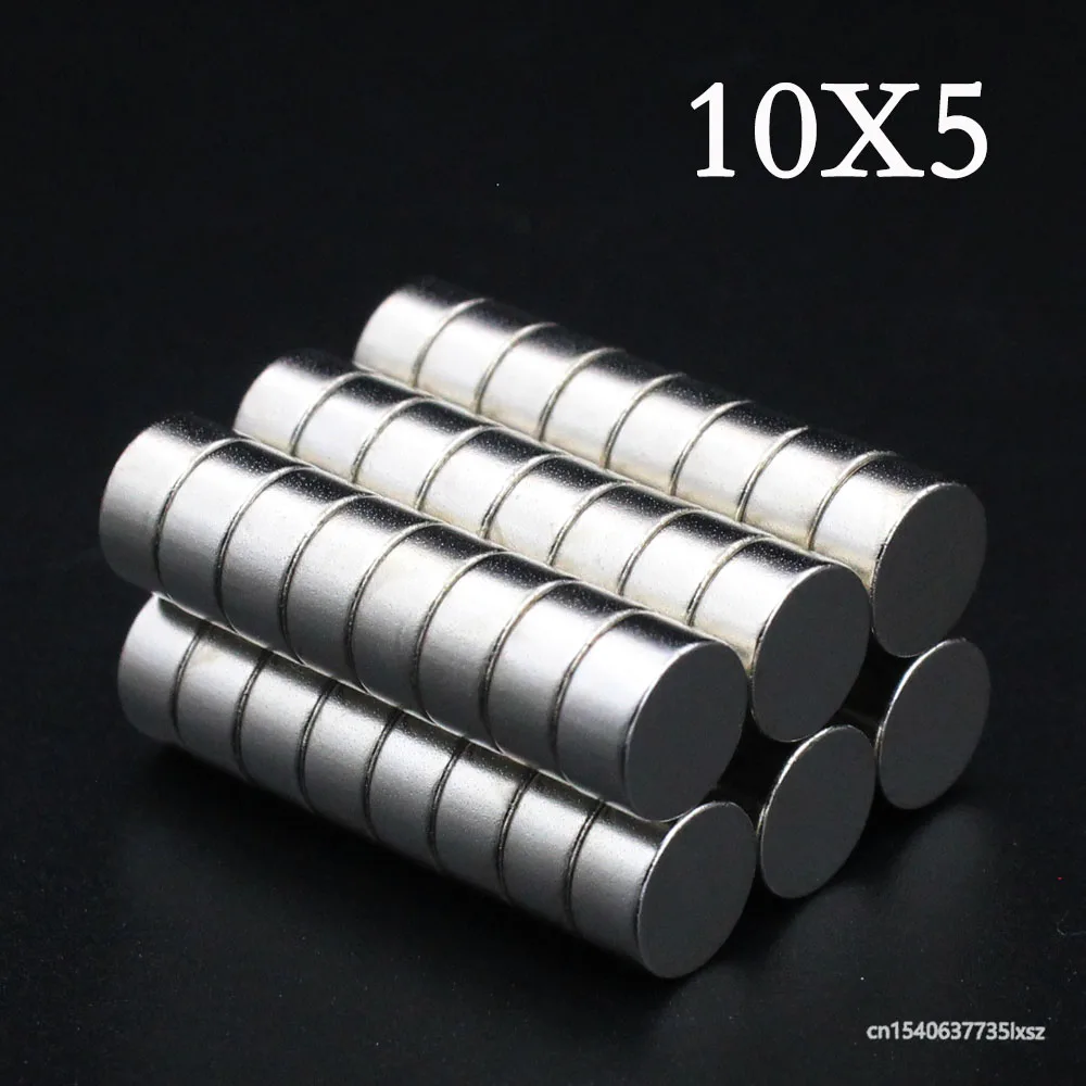 

3/5/8/10/15 Pcs 10x5 Neodymium Magnet 10mm x 5mm N35 NdFeB Round Super Powerful Strong Permanent Magnetic imanes Disc 10*5