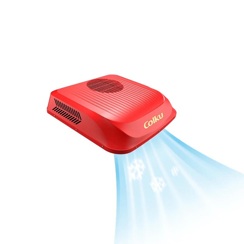 EH20A 12V 24V DC 에어컨 1800W 초박형 본체 380 공기량 트럭용