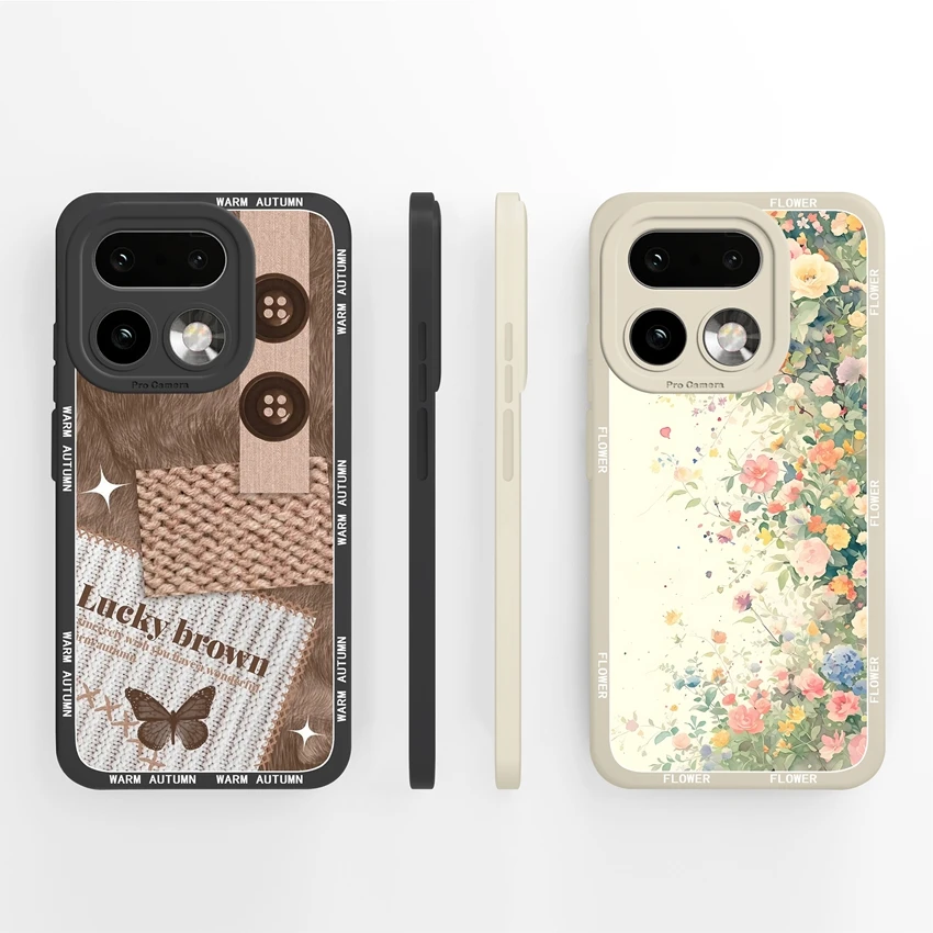 Stylish Floral Lightweight Phone Case - High Quality Soft Smooth Finish