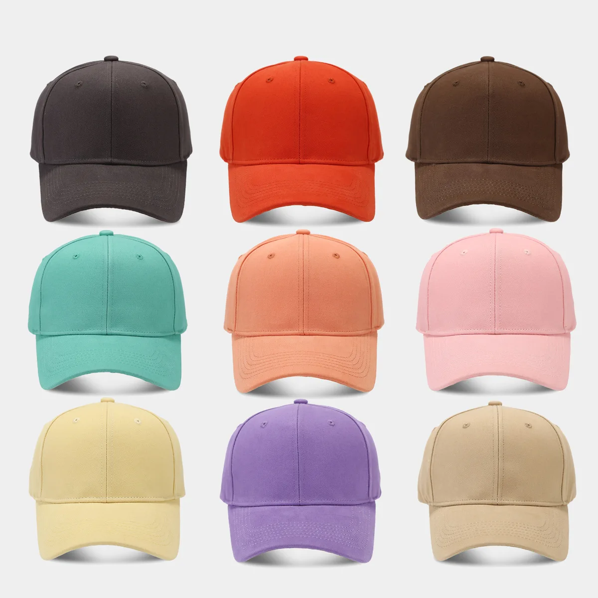 

Solid Color Light Plate Hard Top Baseball Cap Men Women Simple Versatile Sunscreen Hats High Quality Outdoor Sport Trucker Caps