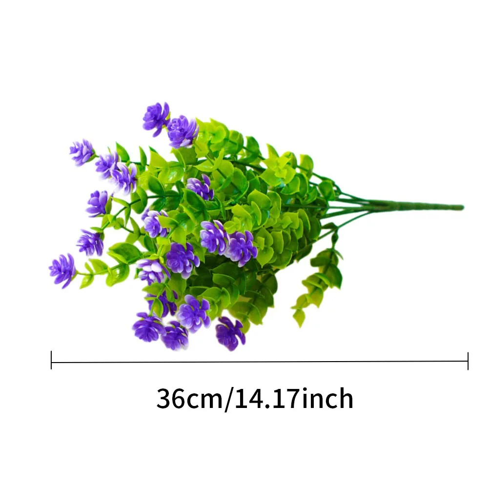 UV Resistant Artificial Flower Bundle for Indoor & Outdoor Decor