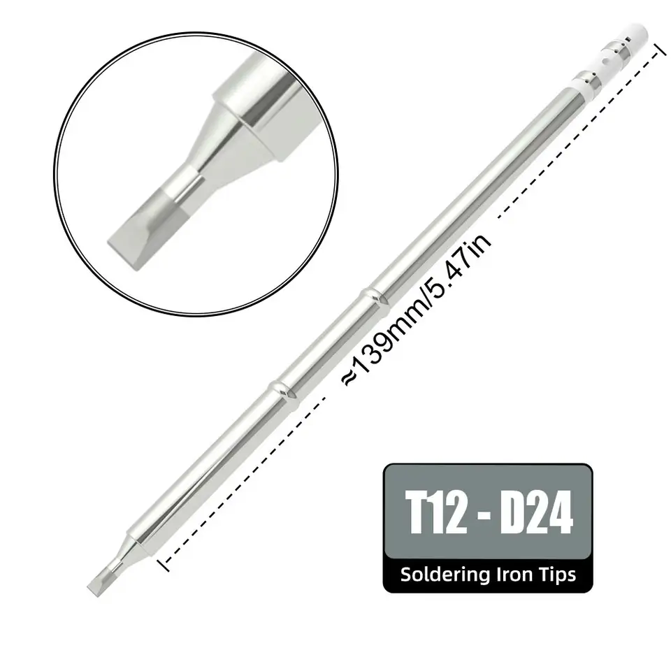 T12 Series Tip for Soldering Iron Replacement Tips Heater Solder Head Weller Electric Welding Equipment Tools Sting Tin Cautin image 15