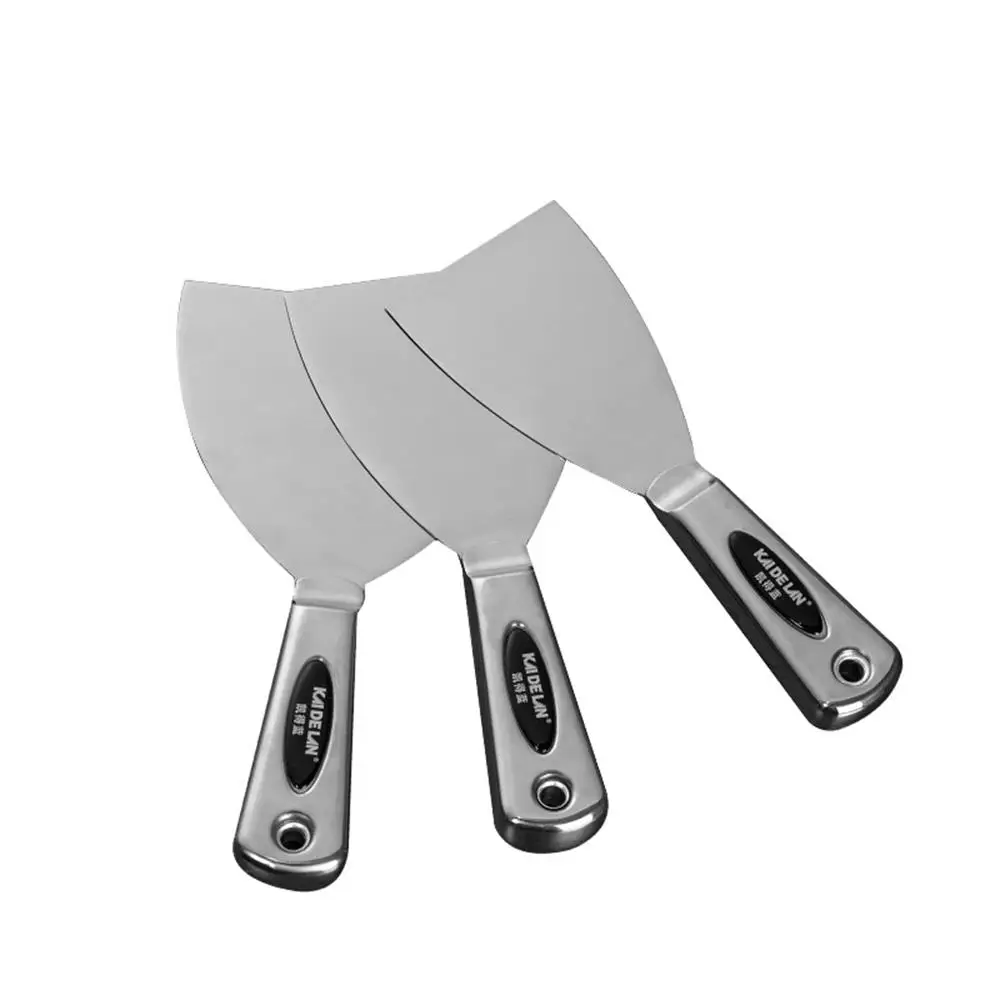 Stainless Steel Integrated Putty Knife Scraper Spatula Putty Painter Paint Tool Plaster Shovel Clean Spatula Construction Tool 6