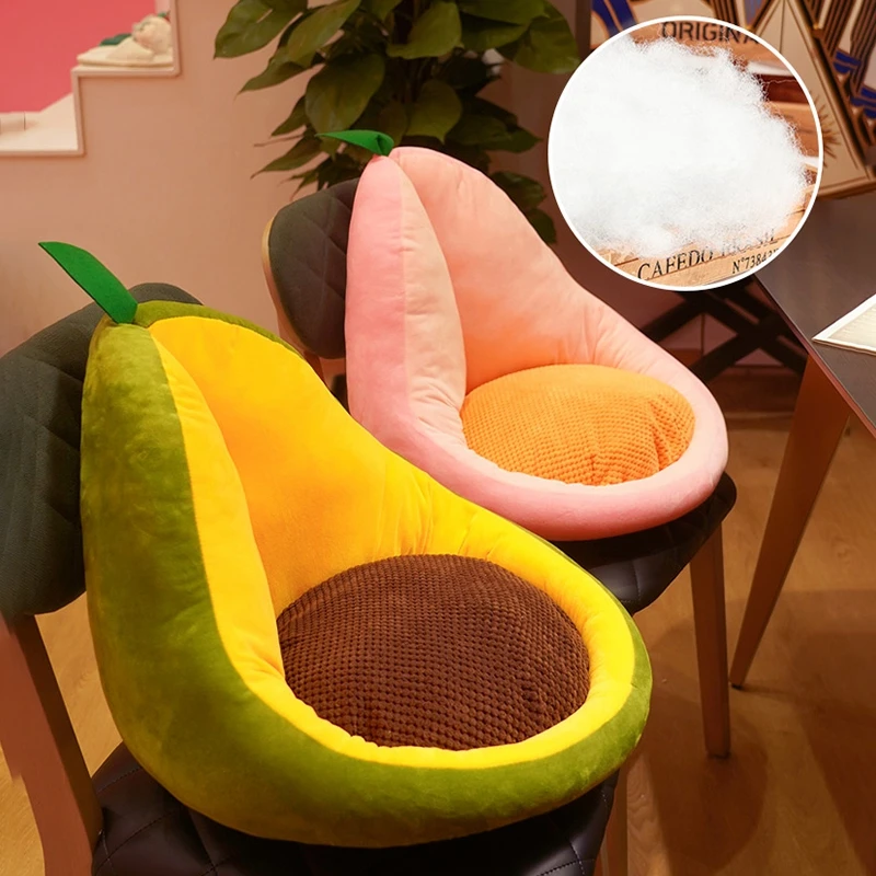  Cute Fruit Gaming Chair Cushion with Backrest Non