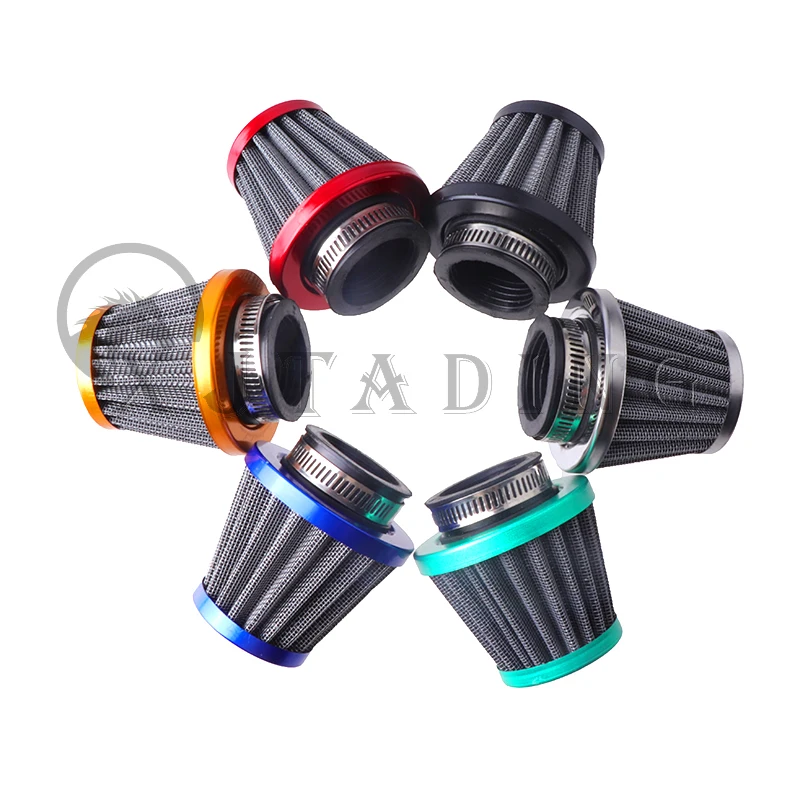 Motorcycle Air Filter Cleaner Intake Pipe Modified Scooter Pit Dirt Bike ATV Universal