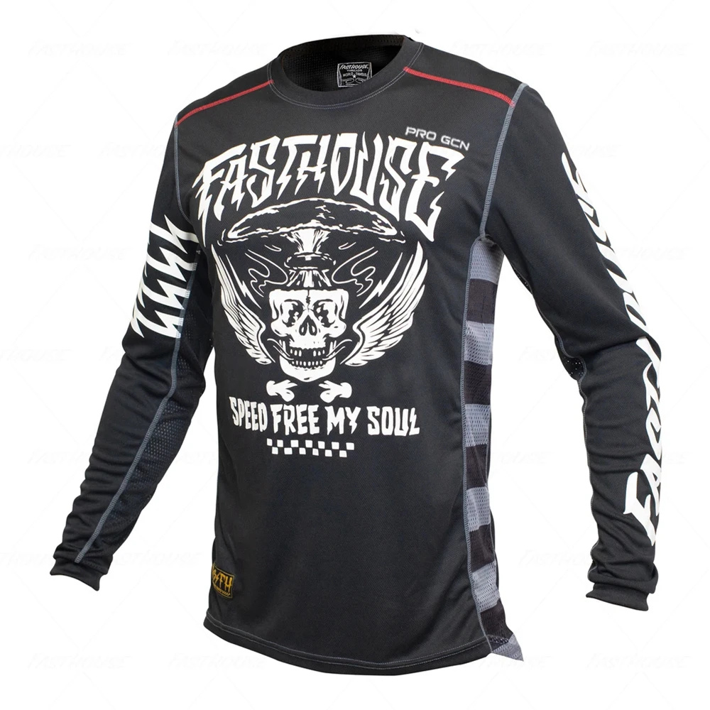 2019 moto moto クロスジャージマイヨ ciclismo hombre dh ダウンヒルジャージオフロードマウ 黒 L