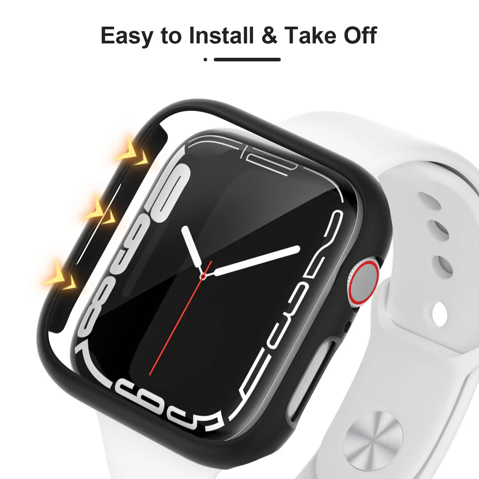 Premium Hard PC Hollowed Protective Case with Screen Protector