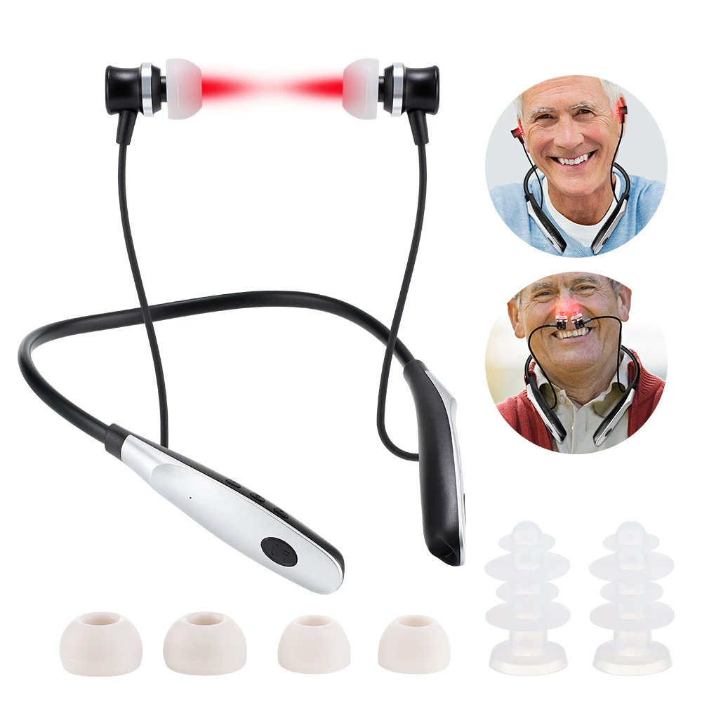 Portable Nasal and Ear Canal Laser Irradiator Rechargeable Neck-hanging 650nm La
