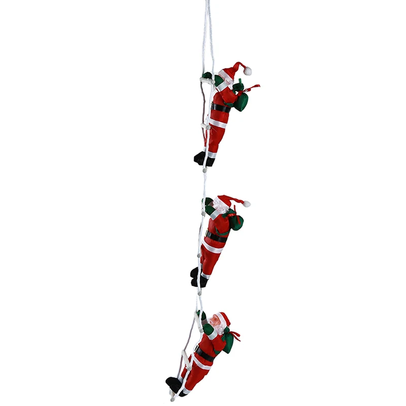 Santa Claus Climbing Ladder Rope Hanging Pendant 6