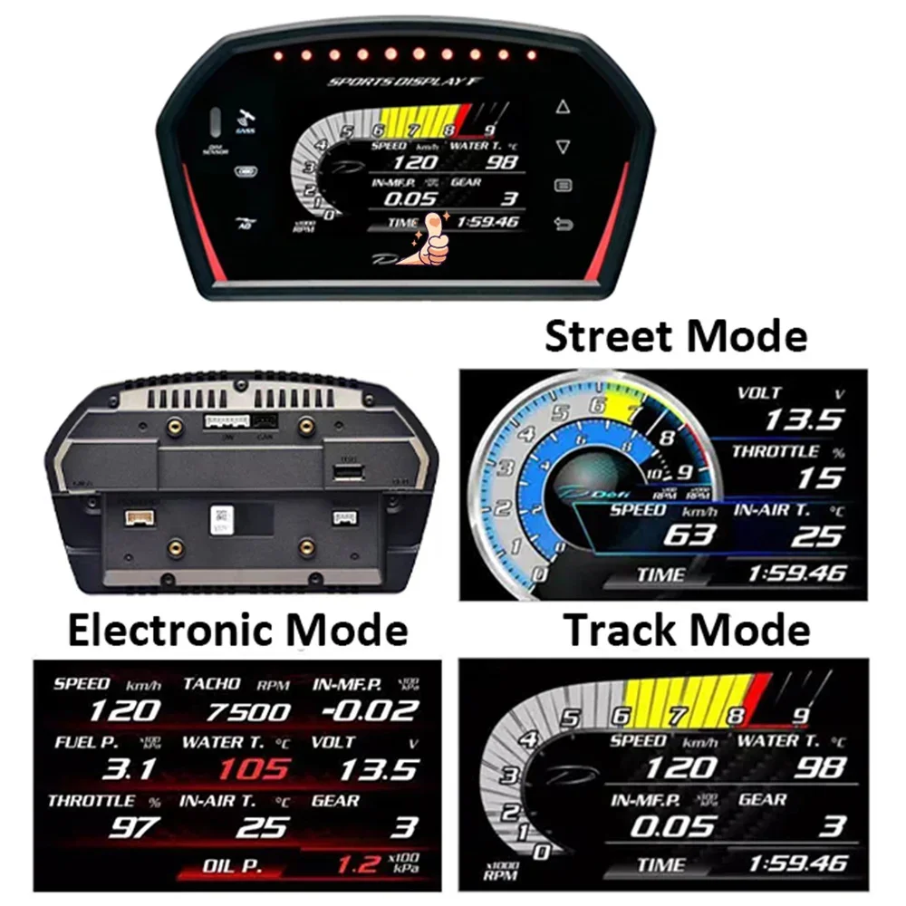 English Version Auto Defi Sports Display Multi-function Smart