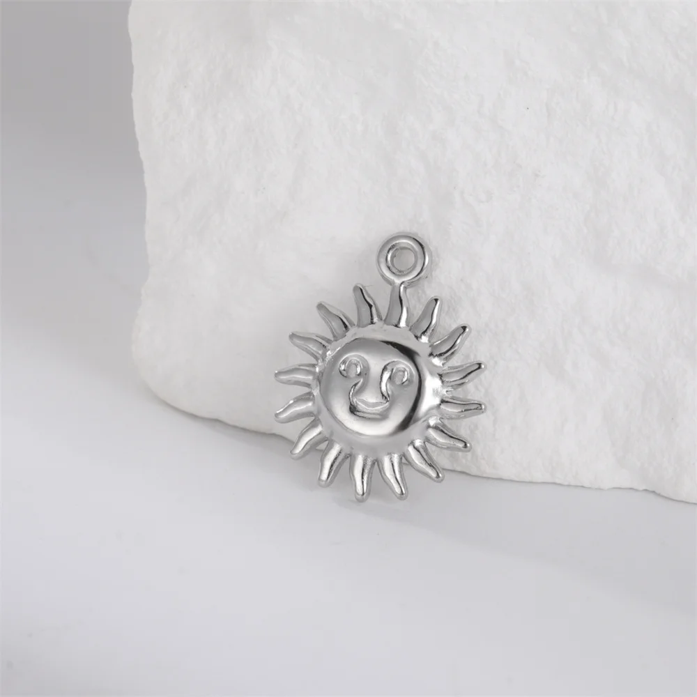 My Shape Mini-Sonnenanhänger für DIY-Armbänder, Edelstahl, kleine Sonnenverbindungsanhänger, Verbindungsanhänger für die DIY-Schmuckherstellung – Detail 30