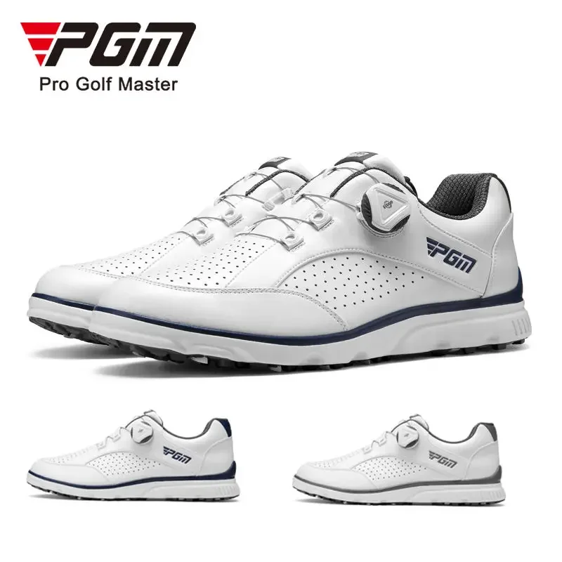 

PGM XZ245 Men Golf Shoes Knob Shoelaces Anti-side Slip Waterproof Men's Sports Shoes Sneakers