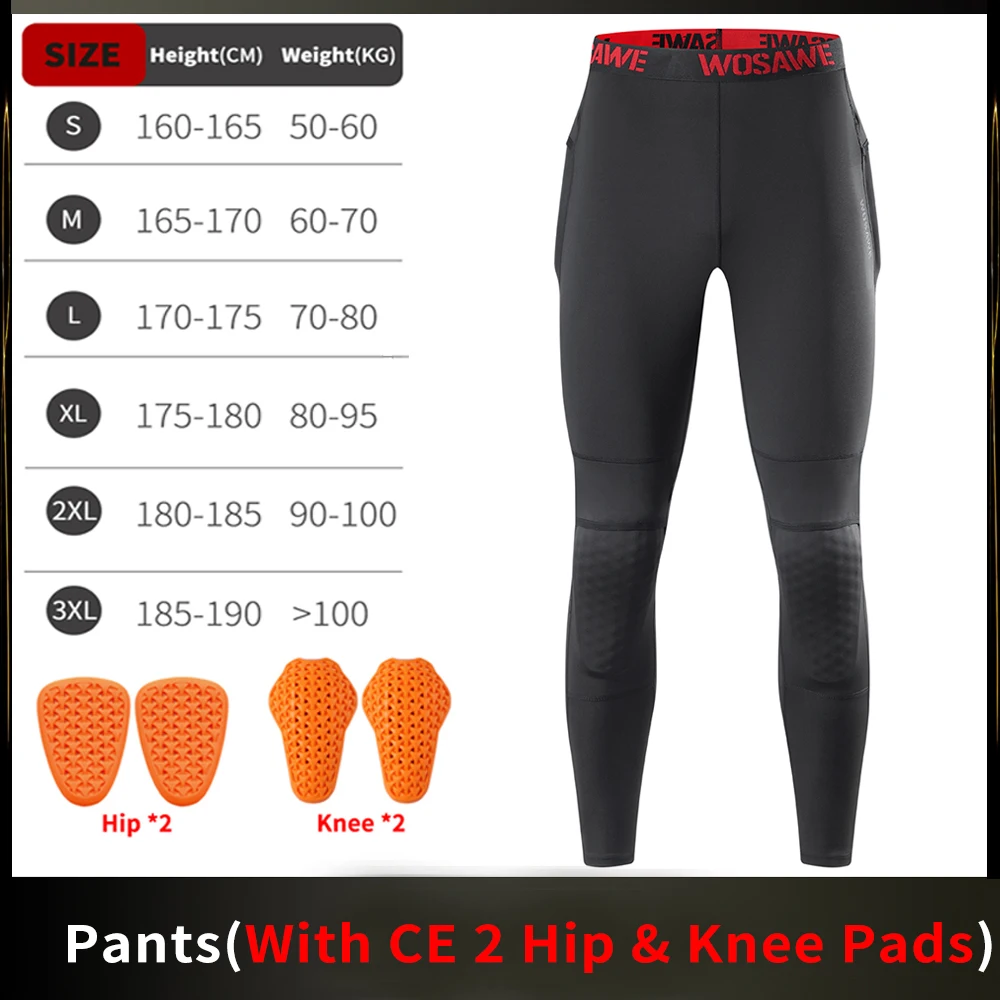 Pants with 4 Pads