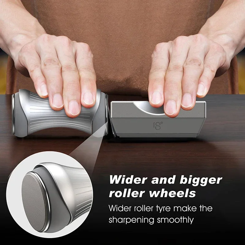 

Алмазная точилка для ножей, Металлическая магнитная кухонная точилка с вращающимся углом 15 18 20 25 градусов