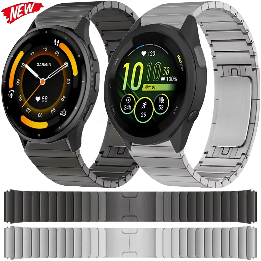Premium 22mm Stainless Steel Metal Watch Strap – Elegant & Durable Replacement Bracelet Band