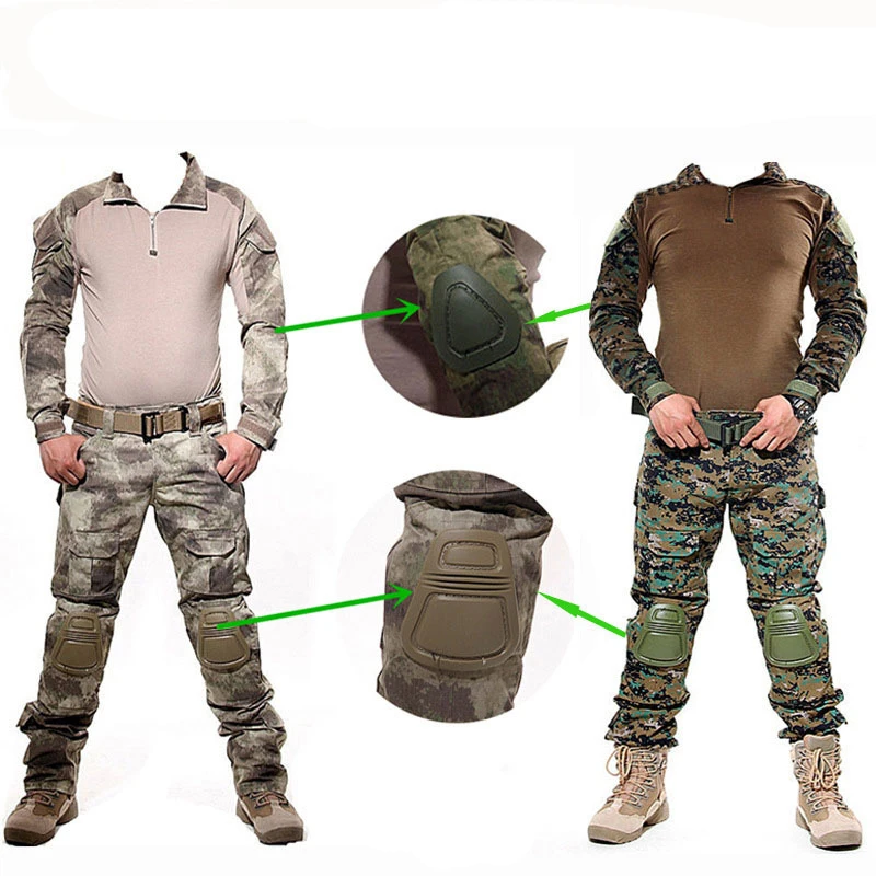 Achat protège-coudes tan barbaric airsoft pas cher