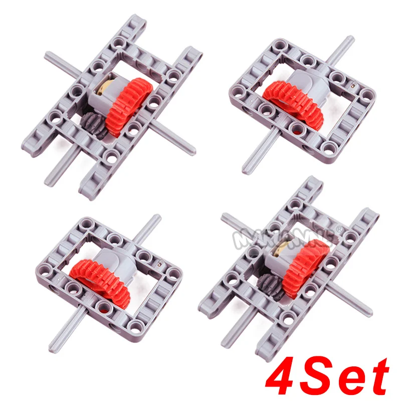 Marumine Differential Gear MOC Technology Bricks Parts for Car 65414 65413 62821 6589 6573 Compatible Building Block Accessories 4