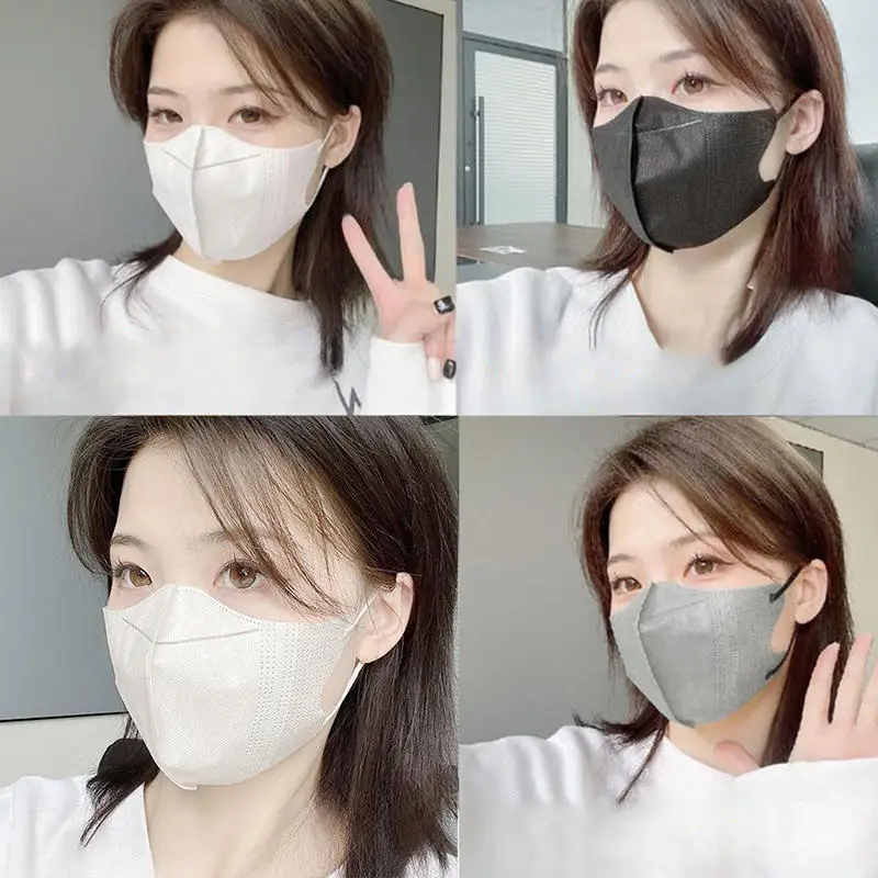 10/50pcs Mesh Ice Silk Face Scarf Elastic Solid UV Protection Anti-uv Face Cover Face Mask Face Scarves Sunscreen Veil Fishing