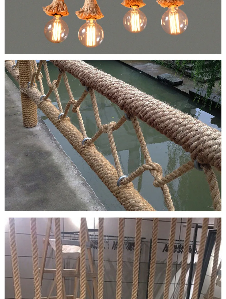 16mm 5-25M Natural Jute Rope Twine Rolls Rope Hemp Twisted Cord Macrame String Pet Scratching Handmade DIY Craft Decoration