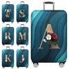 Luggage Protective Cover Dust Cover Anti-Scratch Portable Suitcase Trunk Holders Case Travel Accessories Gold Letter Printing 1