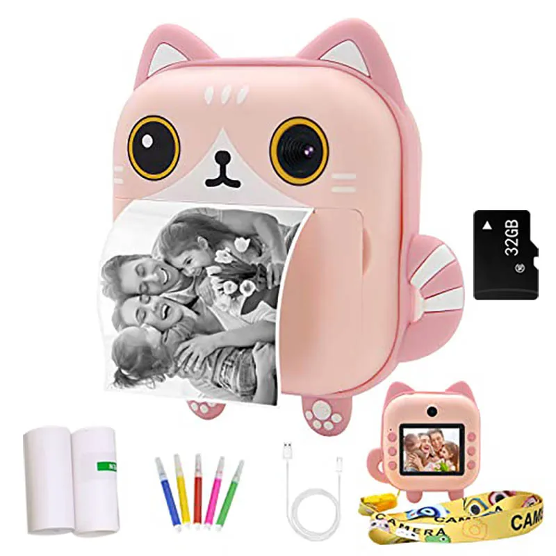 Instant Printed Camera Thermal Camera Printer Kids Camera Digital Photo