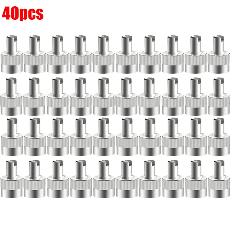 10-Pack Copper Tire Valve Stem Caps with Built-In Core Removal Tool for Vehicles and Motorcycles