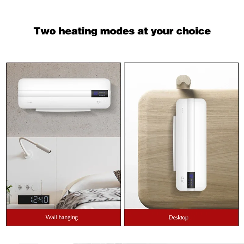 Air Conditioner Wall-mounted portable Heating Fan Home Dormitory timing free installation Remote control