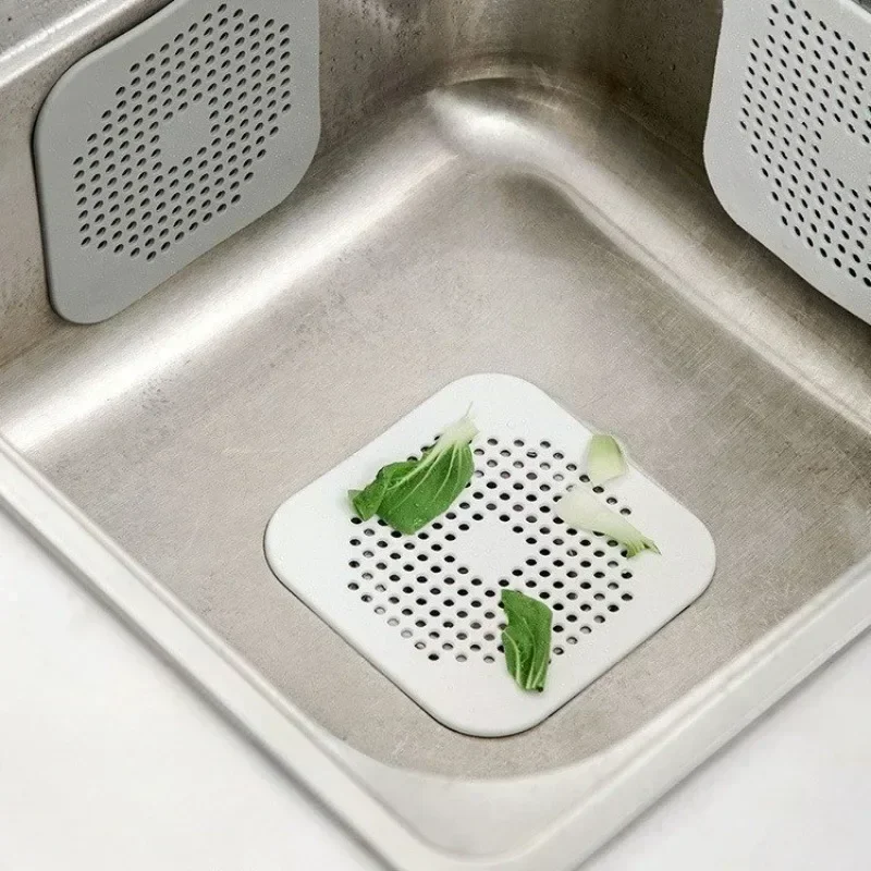Silicone Floor Drain Sticker Bathroom Hair Filter