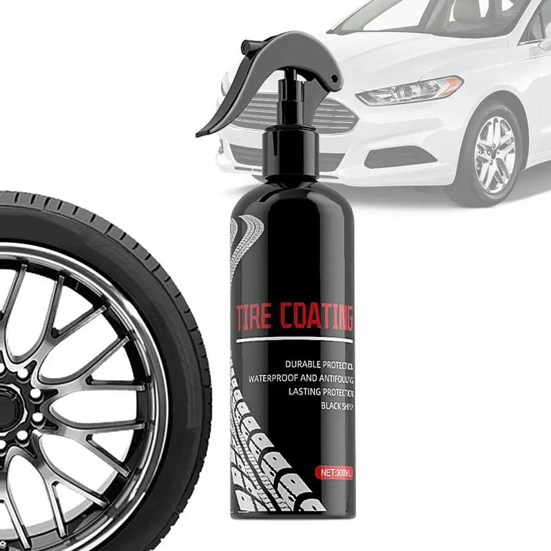 

Tire Coating Shine Permanent Tire Brightener Glaze Cleaning Wax Anti Stick No Sling Long Lasting UV Protection Auto Accessories