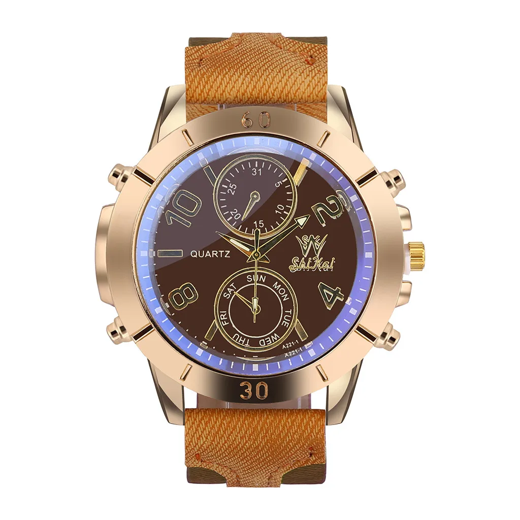 

Luxury Mens Quartz Clock Fashion Round Dial Watch Stainless Steel Strap Casual Diamonds Waterproof Wristwatches Reloj Hombre