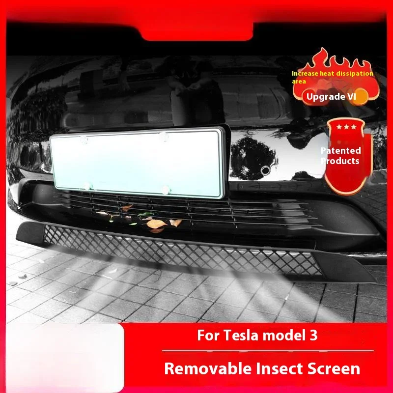 

For Tesla ModelY3 Car Bug Screen Water Tank Center Mesh Air Intake Protector Modification Accessories Car Replacement Parts