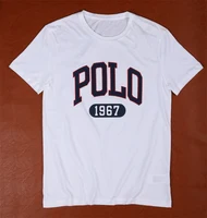 Polo lettre hommes T-shirt mode rapide printemps et été Cool décontracté Simple hommes et femmes coton imprimé manches courtes hauts 4