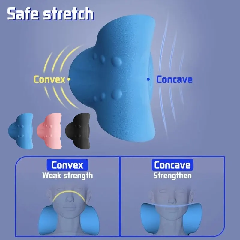 Neck Shoulder Stretcher Neck Shoulder Stretcher Relaxer Cervical Chiropractic Traction Device Pillow For Side Back Stomach Sleeper Remedial Pillows neck shoulder stretcher