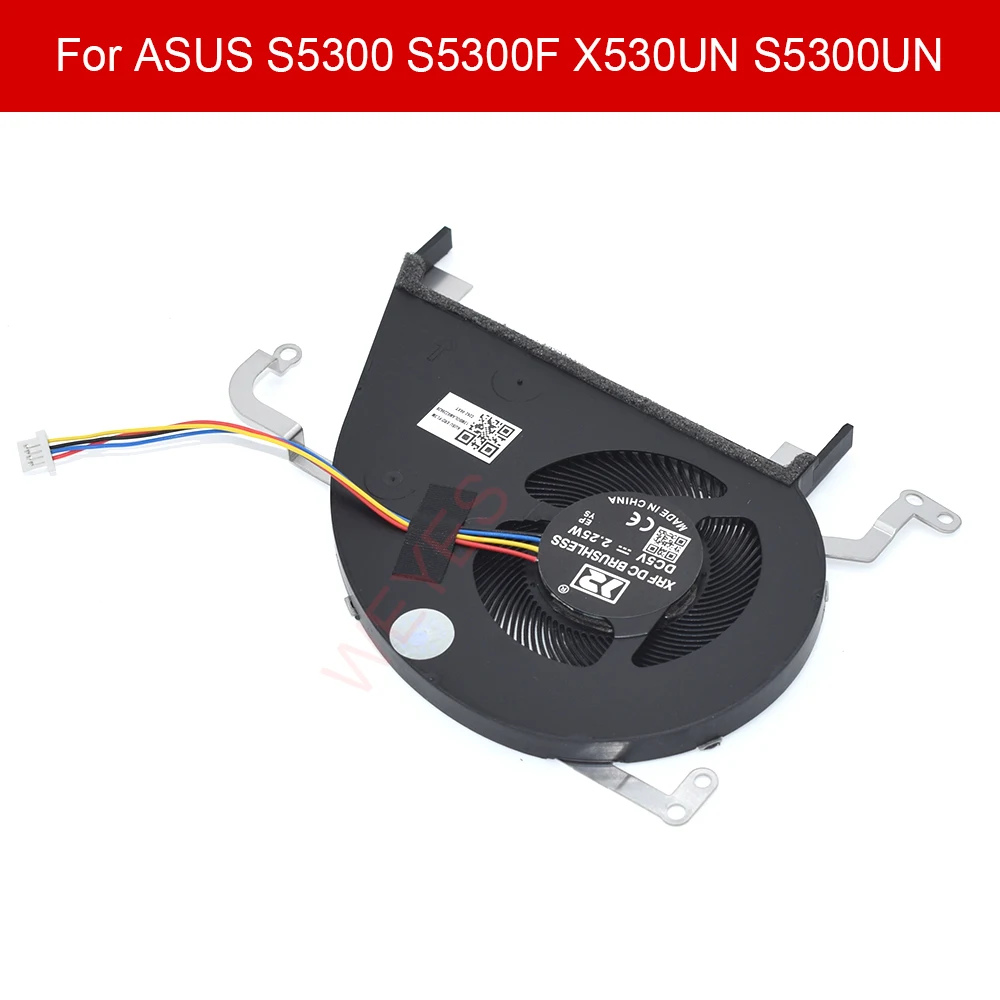 

New DC5V CPU Fan For ASUS S15 S5300 S5300F X530UN S5300UN Cooler EG50050S1-CD81-S9A 2.25W 4-Pin Laptop Cooling