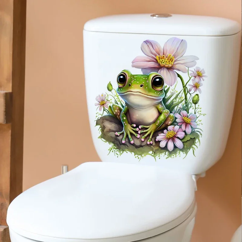 Wall Sticker Frog Mural for Kids Room Living Room Home Decoration