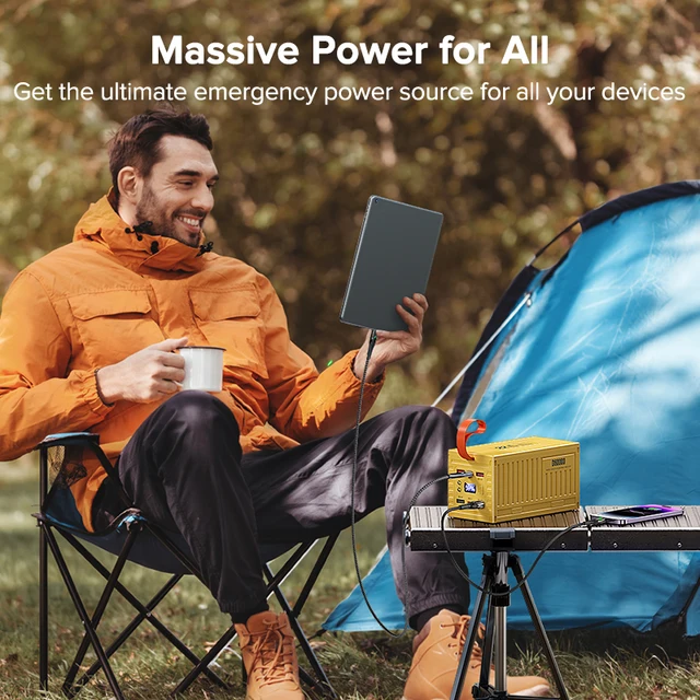 QOOVI 60000mAh Power Bank, 22.5W PD QC 3.0 Fast Charging 4