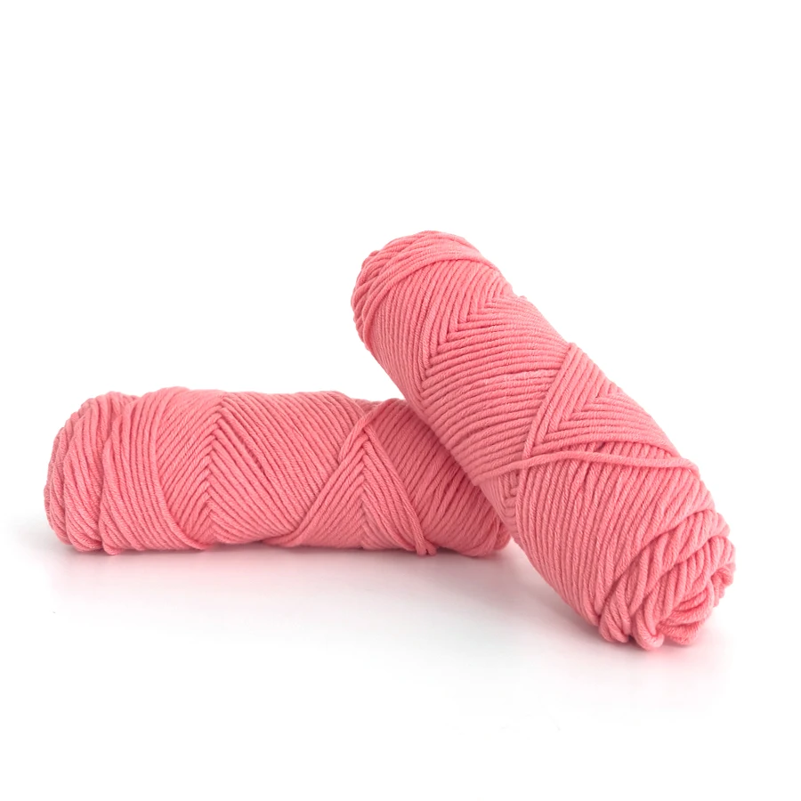 1Pc Lover Cotton Wool 8 Strands Wool Crochet Sweater Scarf Hat Thread DIY Blanket Thread Medium Thick Stick Needle Thread 100g Yarn 3