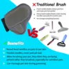 Pet Grooming Glove Hair Removal Gloves Cat Dog Fur Hair Deshedding Gentle Efficient Dog Combs Pet Bathing Massage Products 3