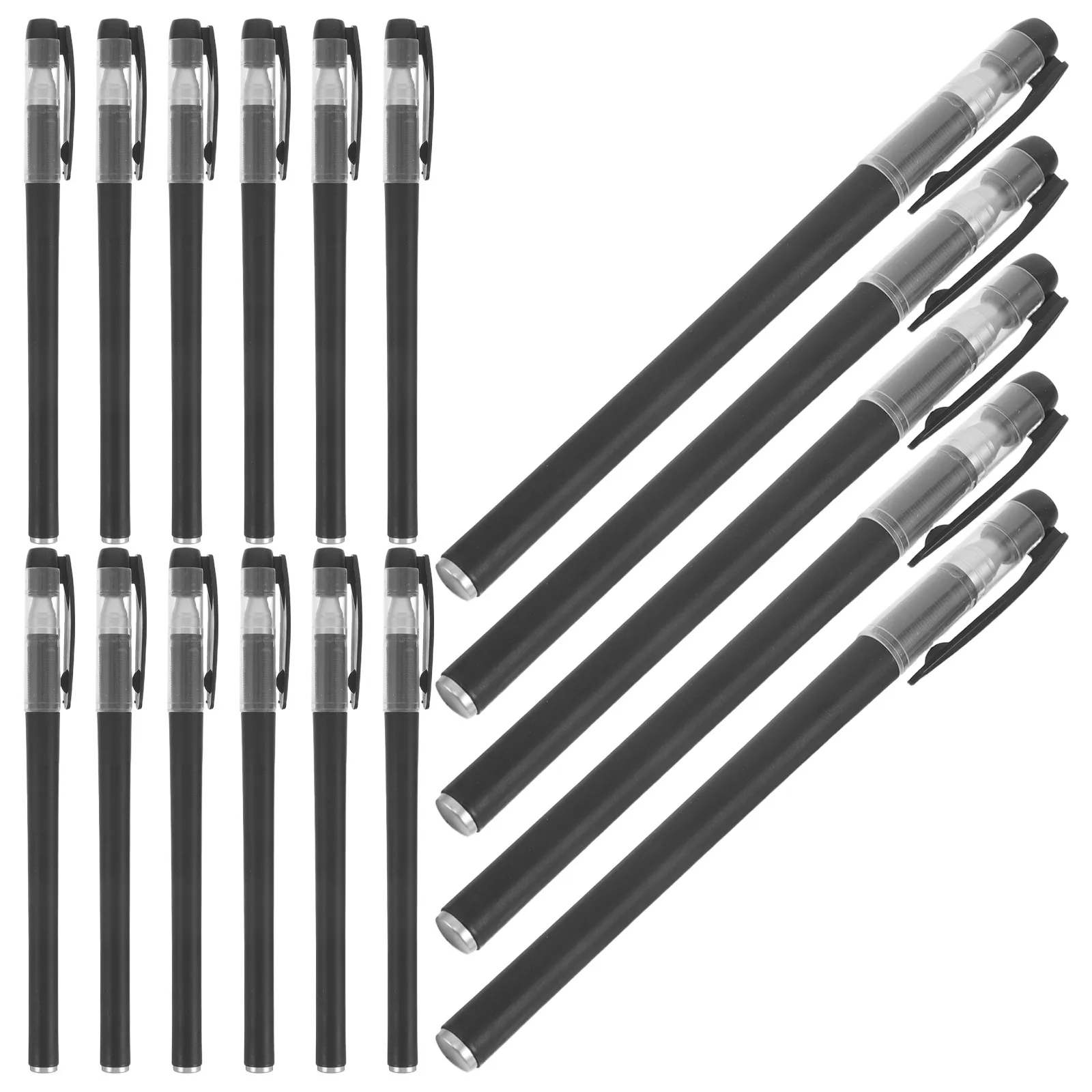 100Pcs 빈 젤 펜 쉘 리필 가능 볼펜 배럴 13Cm 플라스틱 튜브 교실 사무실 학습 용품 문구