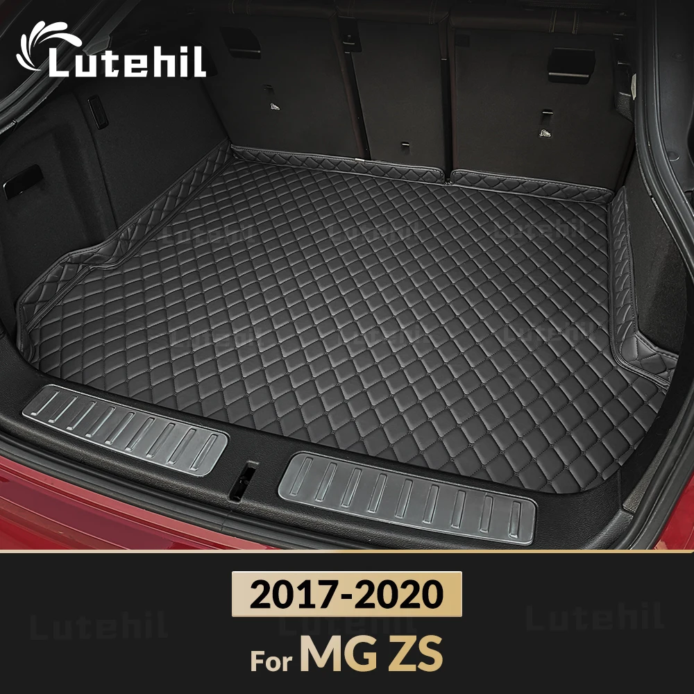 

Lutehil High Quality Leather Car Trunk Mat For MG ZS 2017 2018 2019 2020 Custom Car Accessories Auto Interior Decoration