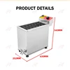 ITOP HF 3KW Commercial Automatic Cheese Hot Dog Sticks Fryer Electric Korean Mozzarella Corn Dog Fryer Machine 21L Electric/Gas 3