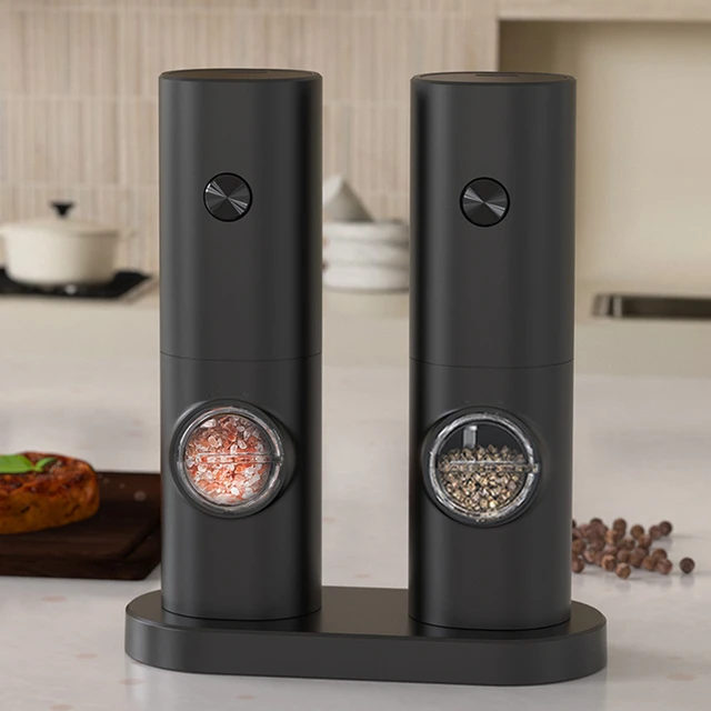 Dropship Electric Salt Pepper Grinder USB Rechargeable Pepper Mill