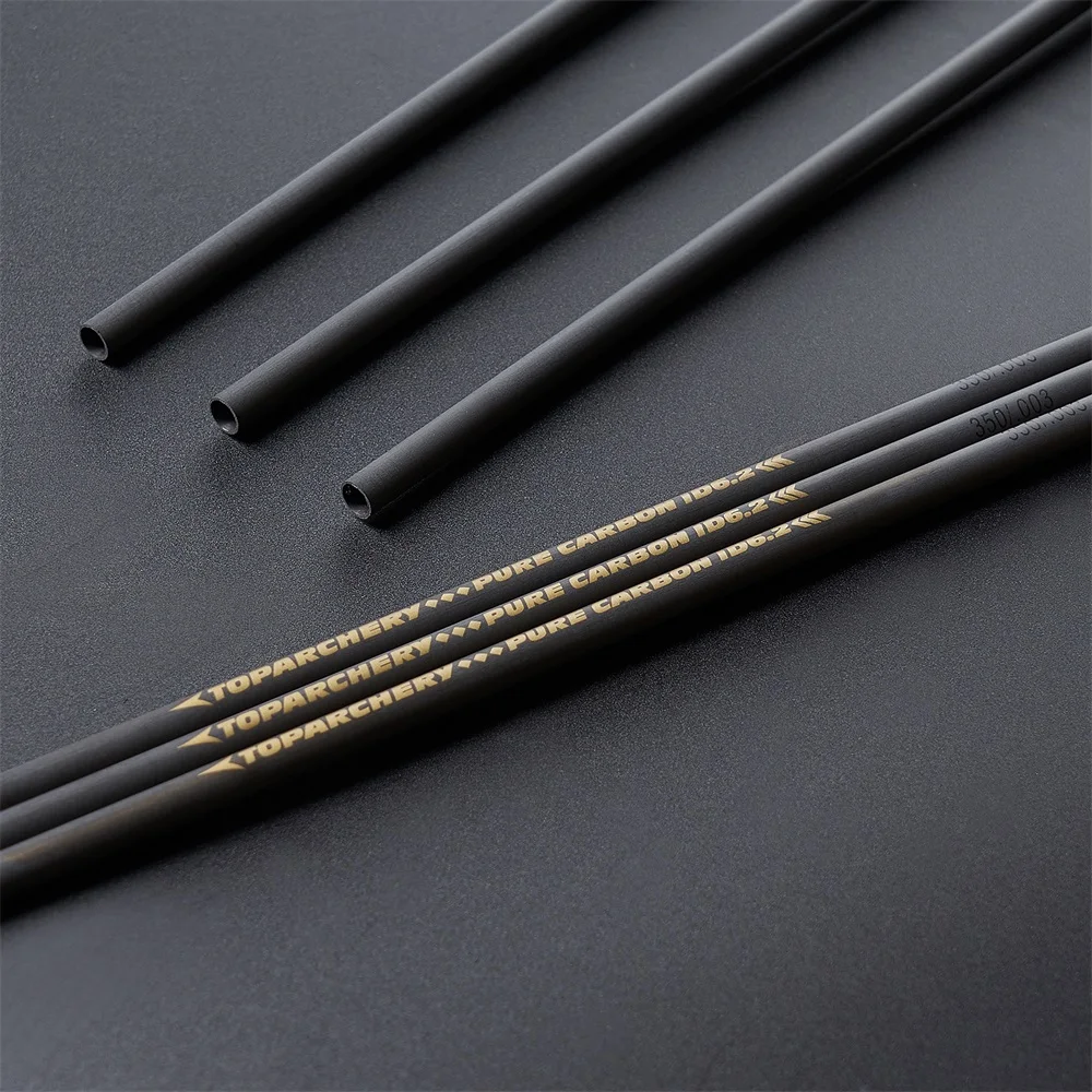 Lot de 6/12 flèches en carbone de 76,2 cm, 500 flèches d'entraînement de chasse avec pointes amovibles à 100 grains pour arc composé, recourbé et arc long (bleu, 12 pièces