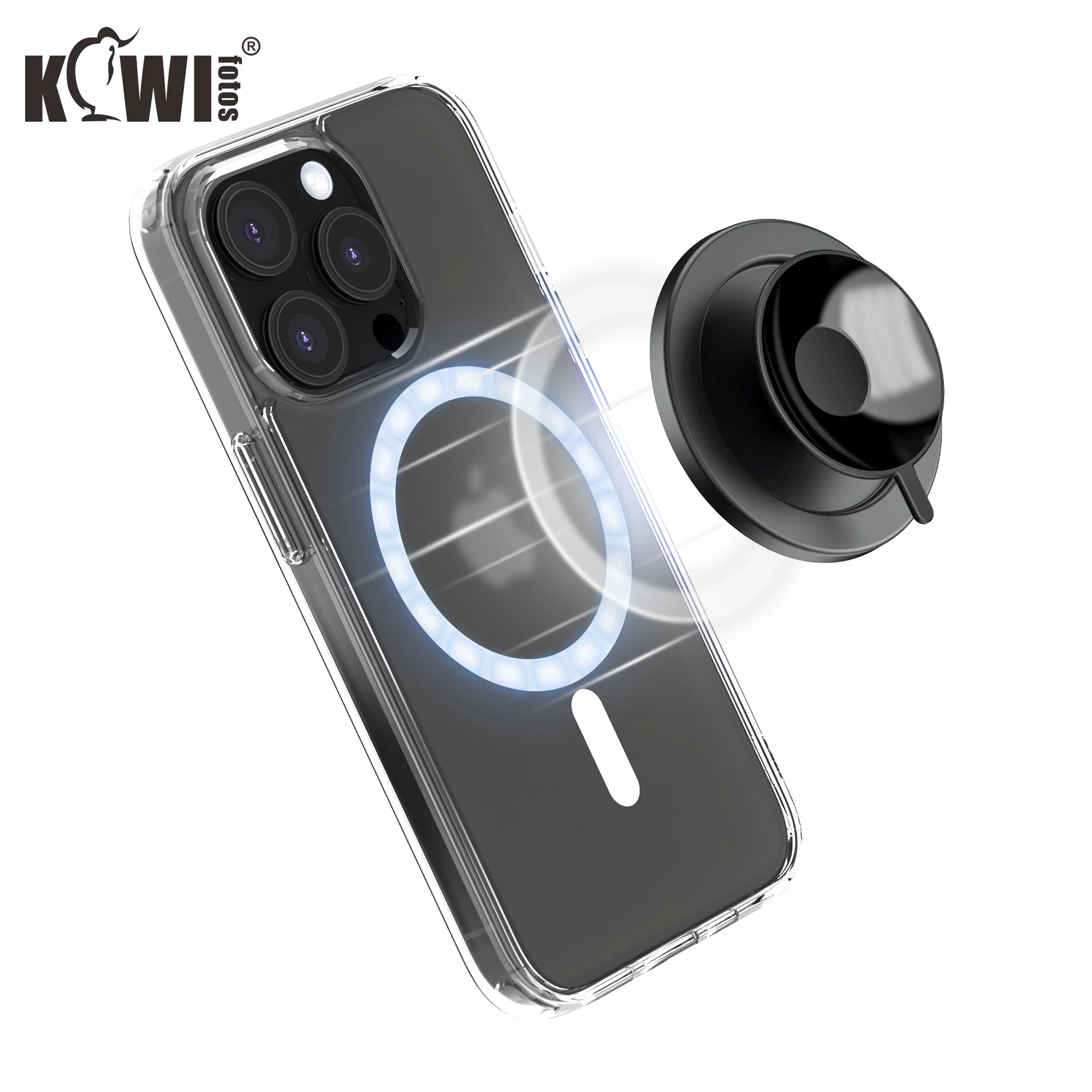 Magnetische Saugnapf Telefon halterung Telefon griff Ständer halter für magsafe Freis prec heinrich tung Spiegel Dusche Telefon halter passen iPhone 15 Pro max – Detail 1