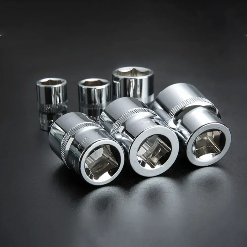 Prodrill 1/4”, 3/8” 1/2” Drive Socket Set 6/9/10 Pcs External Sockets Cr-V Steel Standard Socket Set