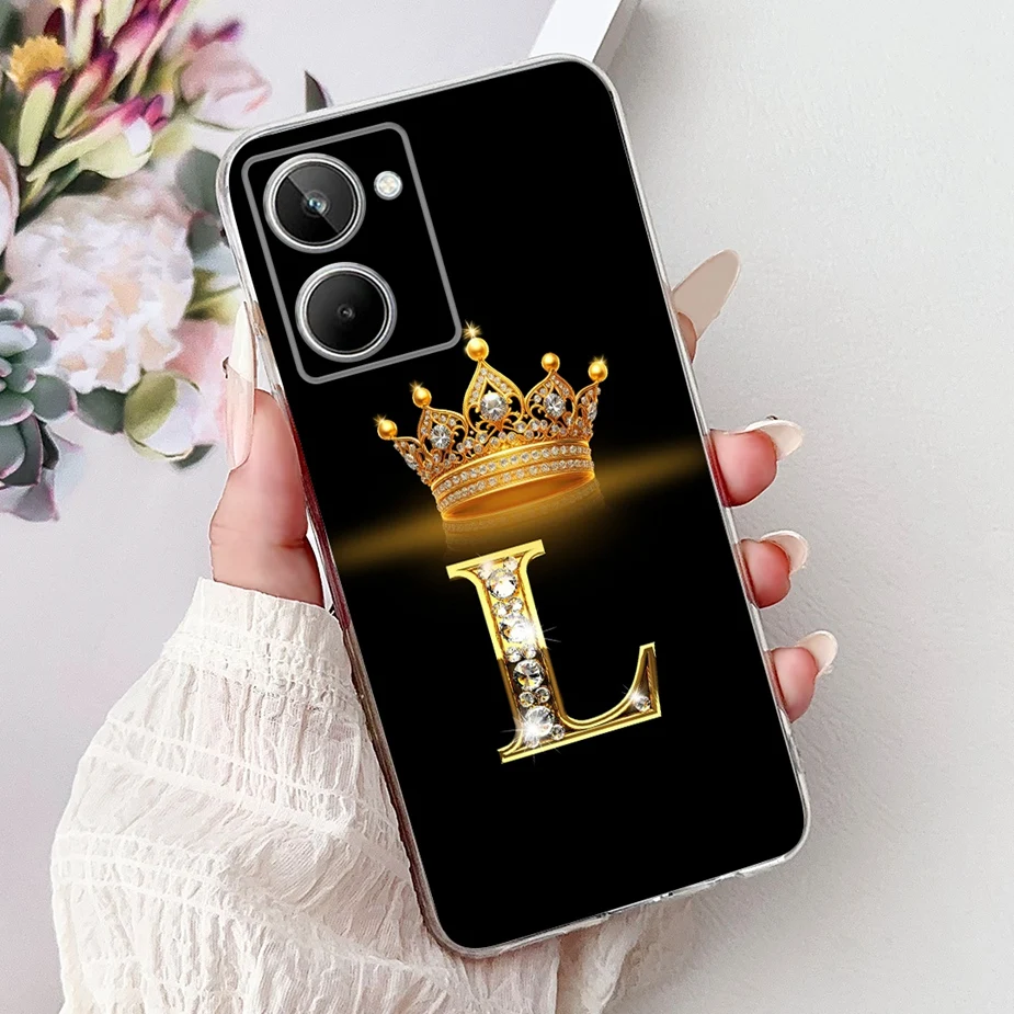 Stylish Letters Clear Silicone Phone Case Soft Shell