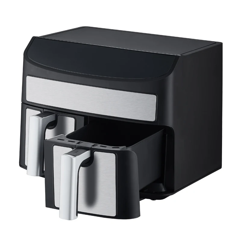 1800W 열풍 프라이팬, 10 리터 6.5L 에어 프라이팬, 5L 건강한 가정용 오븐, 프렌치 도어