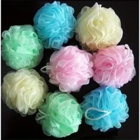 10pc Color Random Bath Shower Soap Bubble Body Wash Exfoliate Puff Sponge Mesh Net Ball Random Color) 2