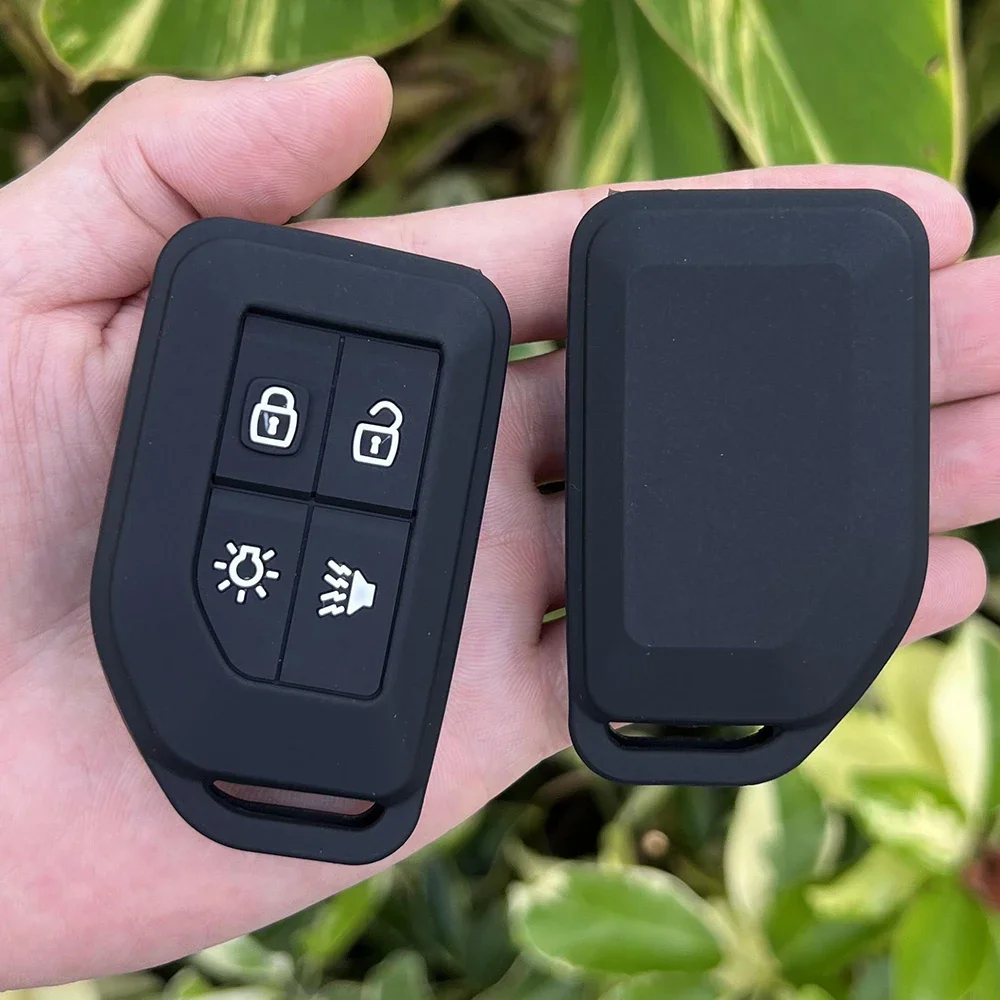 Silicone Remote Key Cover Car Key Case Keychain For Volvo FH16 CARGO 555 FM Truck 4 Button Auto Accessories Protector Holder Key Case Key Case Cover Car Key Shell Remote Control Case Cover