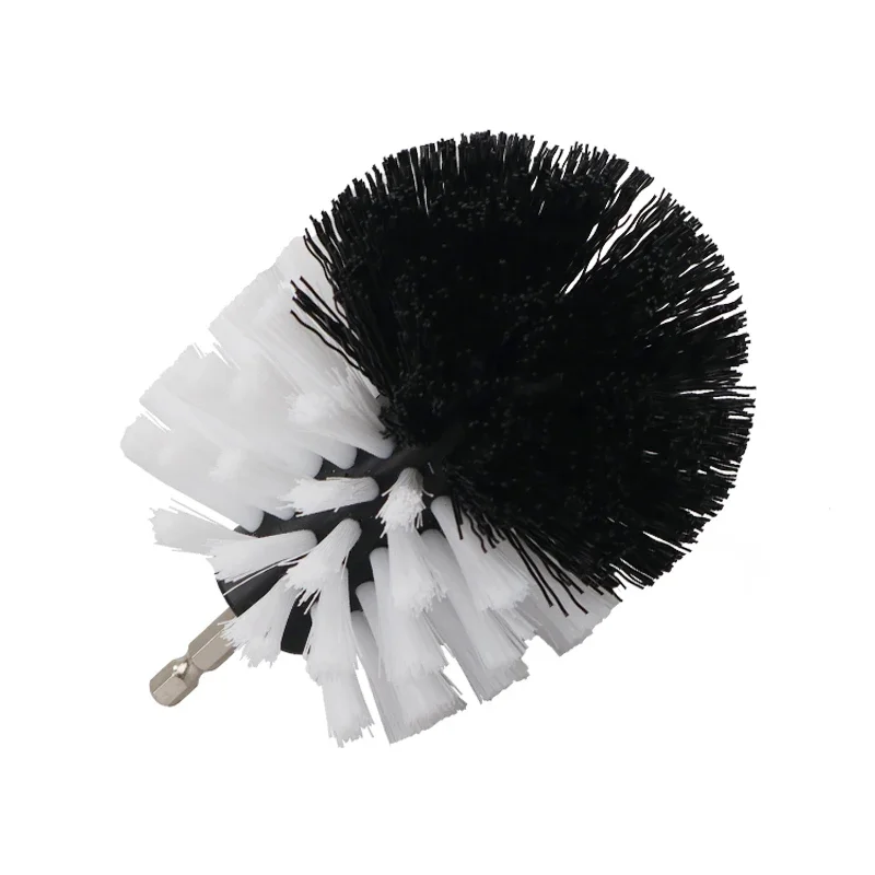 2/3.5/4/5'' Brush Attachment Power Scrubber Drill Brush Nylon Stain Polisher Bathroom Kit with Extender Universal Cleaning Tools 4